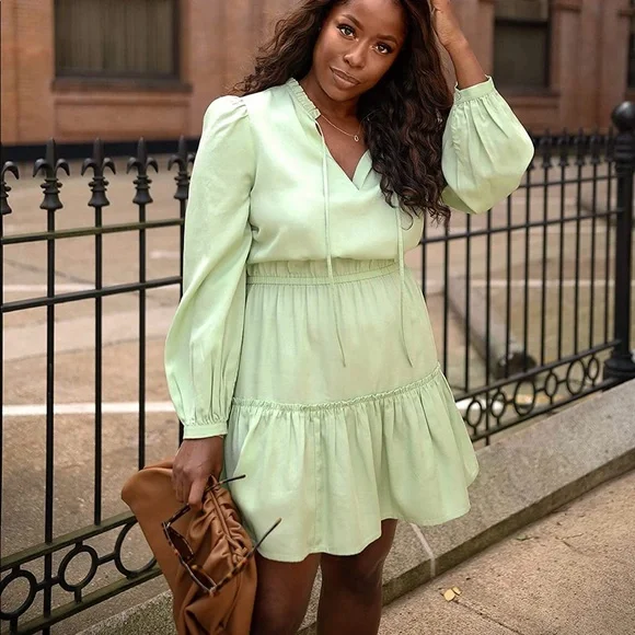 slim fit dress slacks Mesh Lime Green Dress – IRHAZ main image 1